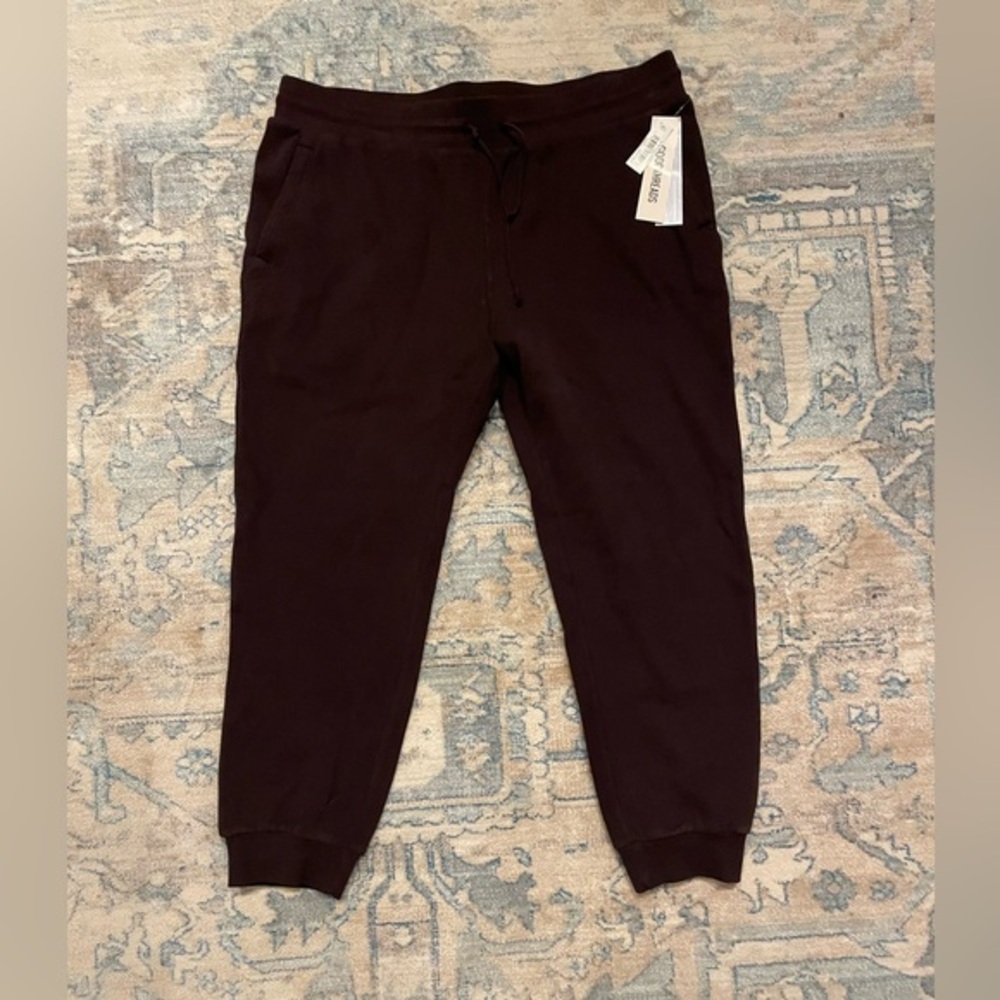 Goodthreads Men's Brown Workout and Casual Wear Warm Lounge Joggers Pants‎